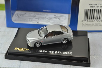 RICKO 38839 Alfa Romeo 156 GTA Silver 1:87 Scale HO