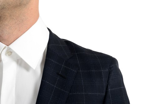 Pre-owned Hugo Boss "t-royston/wain1" Men's Extra Slim 100% Wool Plaid Two Button Suit In Multicolor