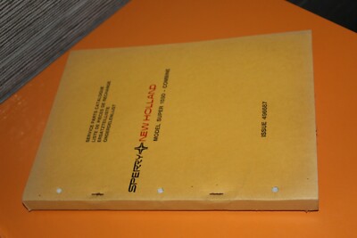 (229Bter) Parts catalog pièces rechanges ersatzteilliste NH SUPER 1550 COMBINE