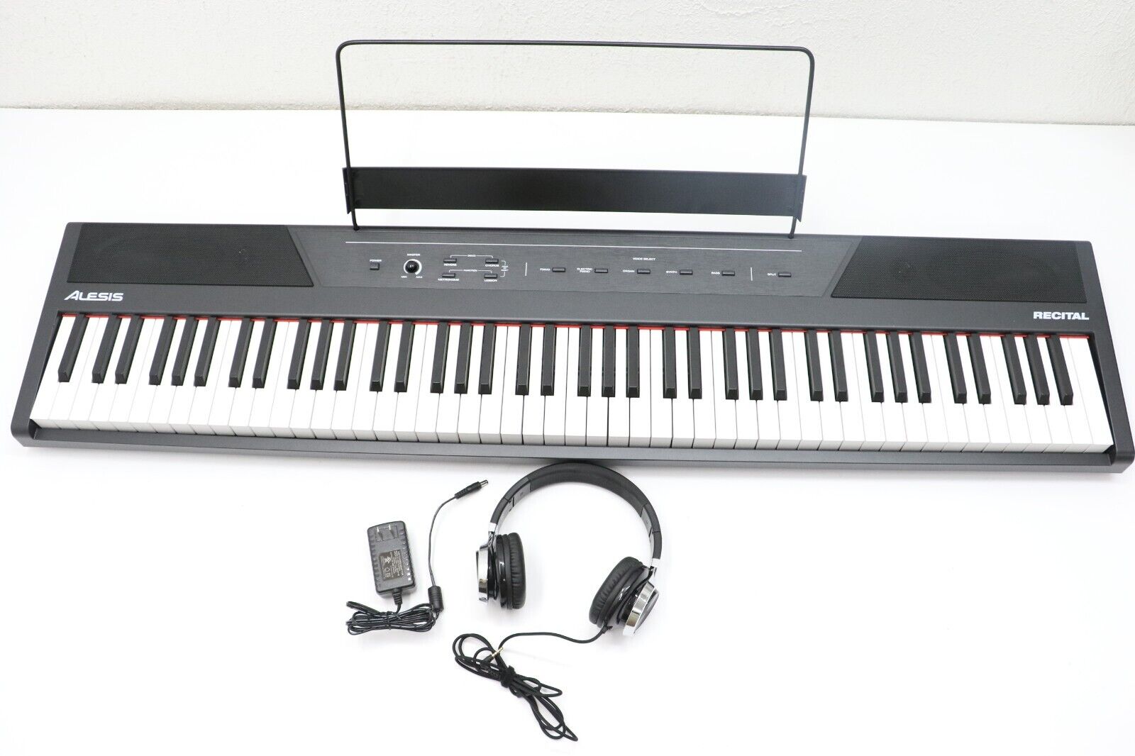 Alesis Recital 88 Keys Digital Piano with Headphones, Music Rest, Pedal Alesis Recital 88 Keys Digital Piano with Headphones, Music Rest, Pedal