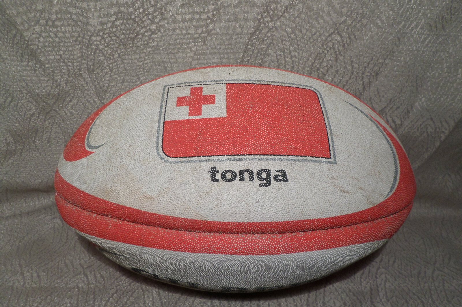 RUGBY WORLD CUP 2011 BALL Tonga Size 5 Official flag Gilbert