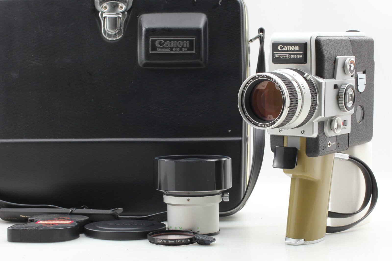 激レア　Canon Auto zoom 518SV Single-8 MINT w/Box】 Canon Single-8 518 SV Auto Zoom 8mm Film Movie