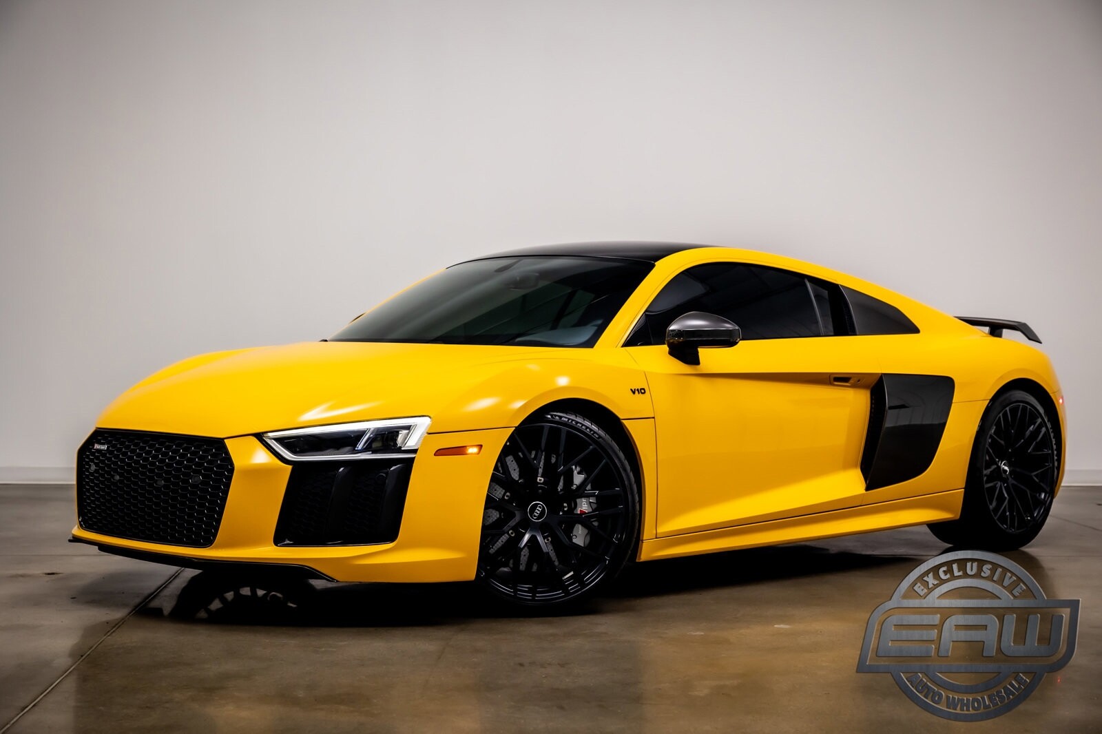 2018 Audi R8 Coupe V10 Plus 18054 Miles Vegas Yellow 2dr Car Premium