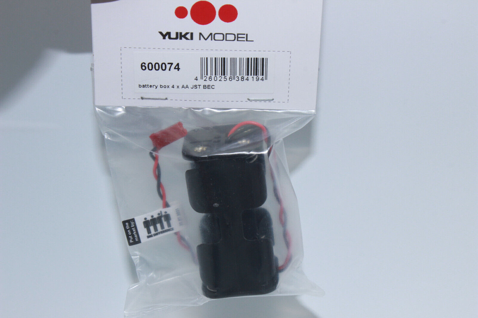 YUKI MODEL battery box 4 x AA JST BEC YUKI MODEL battery box 4 x AA JST BEC