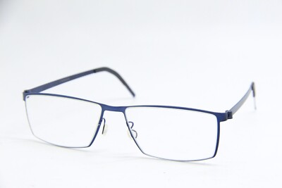 NEW LINDBERG 067/BA7L COL. U13 BLUE GUNMETAL AUTHENTIC FRAMES EYEGLASSES 55-15