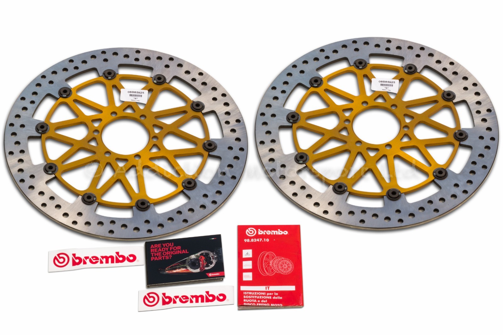 Aprilia RSV4 RR, RF 330mm Brembo HPK SuperSport Front Brake Discs