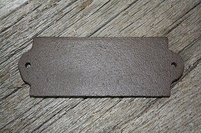 3 Cast Iron BULLSHIT CORNER Door Plaque Garden Sign Ranch Wall Decor  Man Cave