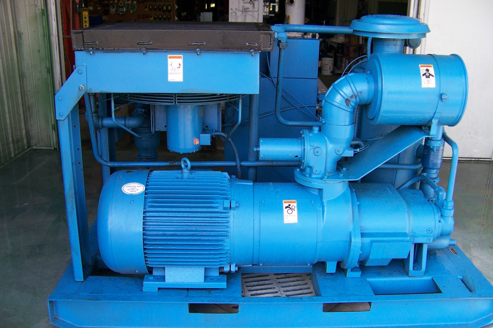 Quincy QSI 500  100 hp. Rotary Screw Air compressor, 1yr.  Airend Warranty