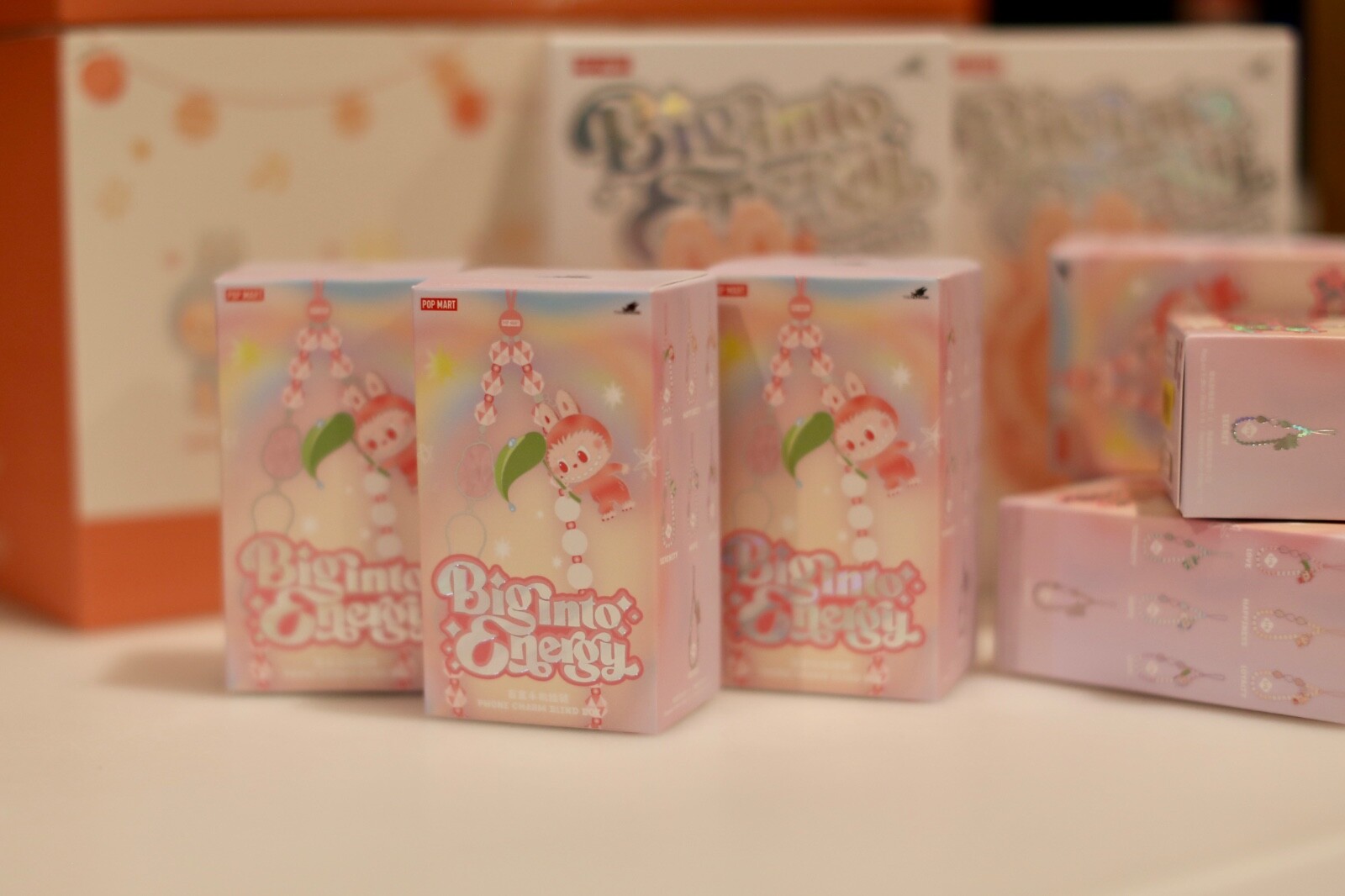 POP MART big into energy phone charm　box THE MONSTERS Big into Energy Series-Phone Charm Blind Box