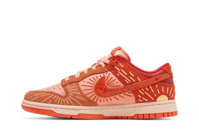 Pre-owned Nike Wmns Dunk Low 'winter Solstice' Do6723-800 In Team Orange/orange/crimson Bliss