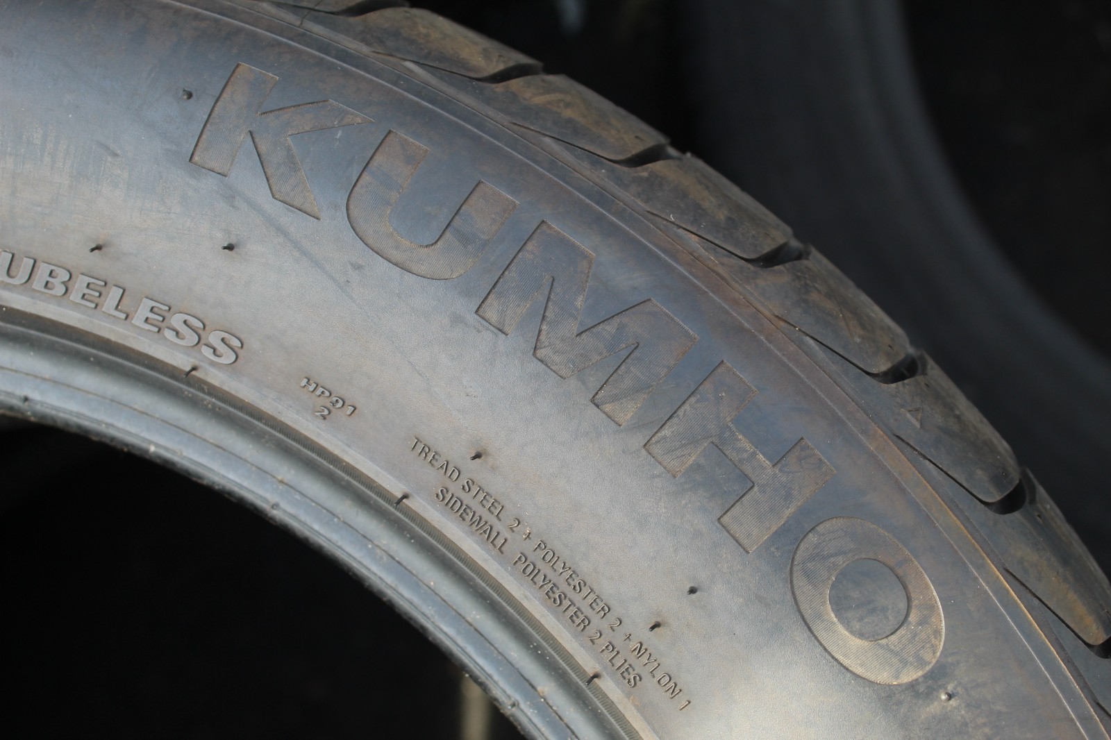 New 235 55 19 Kumho, Crugen HP91, 101V, x1 Tyre (F1_tyres) L3823