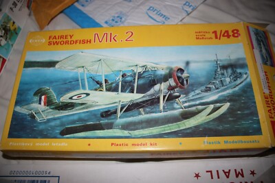 Smer Fairey Swordfish Mk 2 Float Plane 1:48 NO DECALS OR INSTRUCTIONS