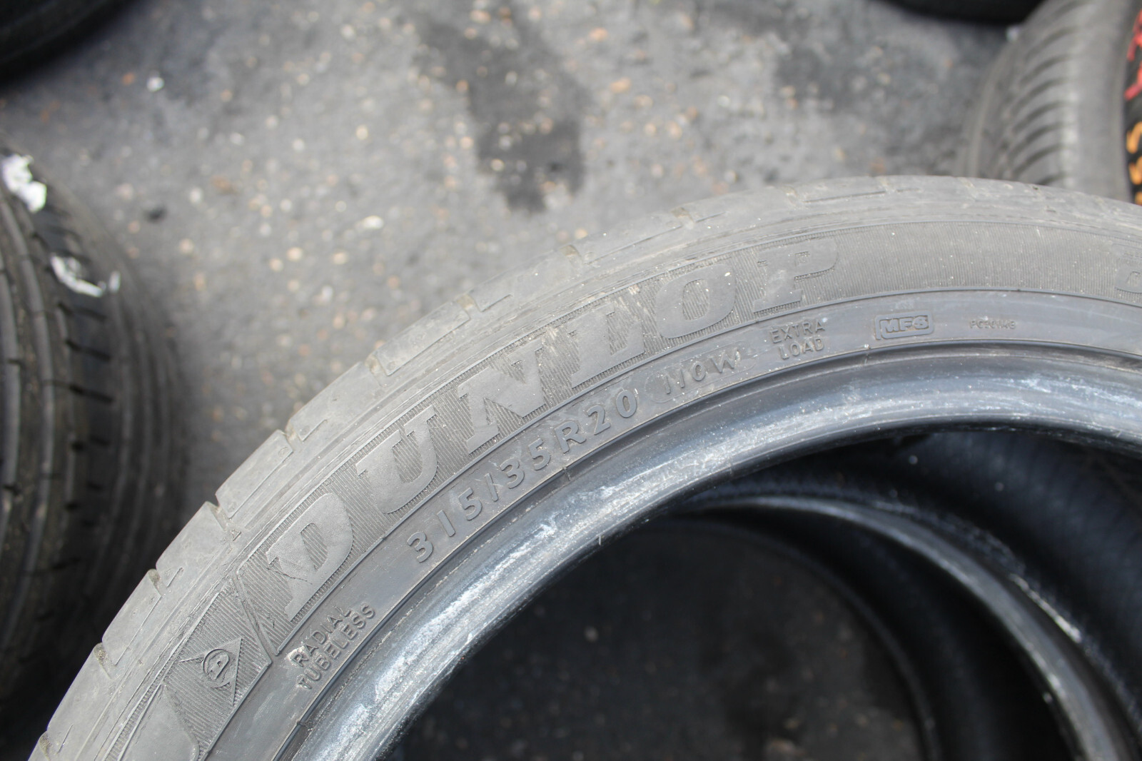 315 35 20 Dunlop, SP Sport Maxx, RunFlat, 110W x2 A Pair 6.0mm (F1_tyres) L2397