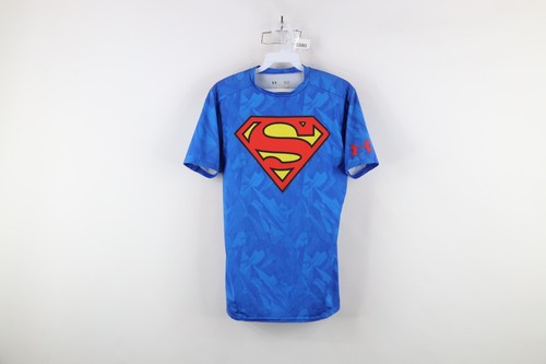 ウエイトトレーニング Under Armour superman compression Under Armour x Superman Compression Shirt Blue (1244399-401