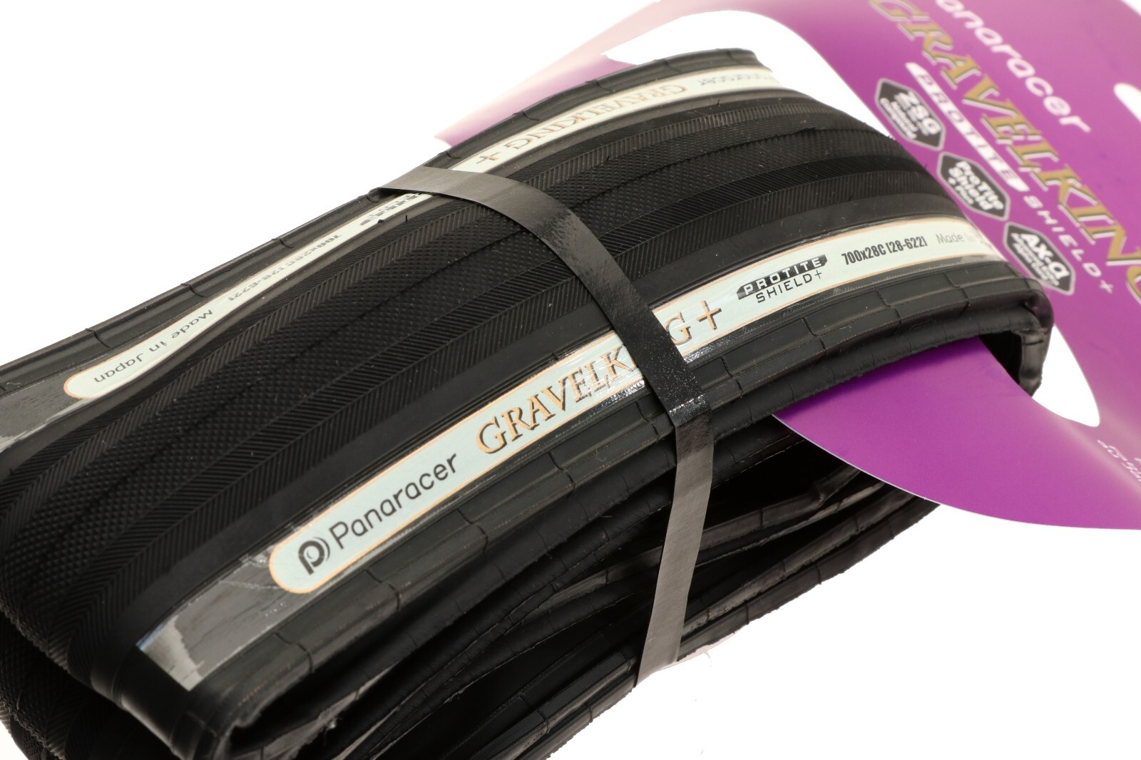 Panaracer Gravelking SLICK PLUS+ Protite Pair Folding Gravel Tires 700x28c NEW