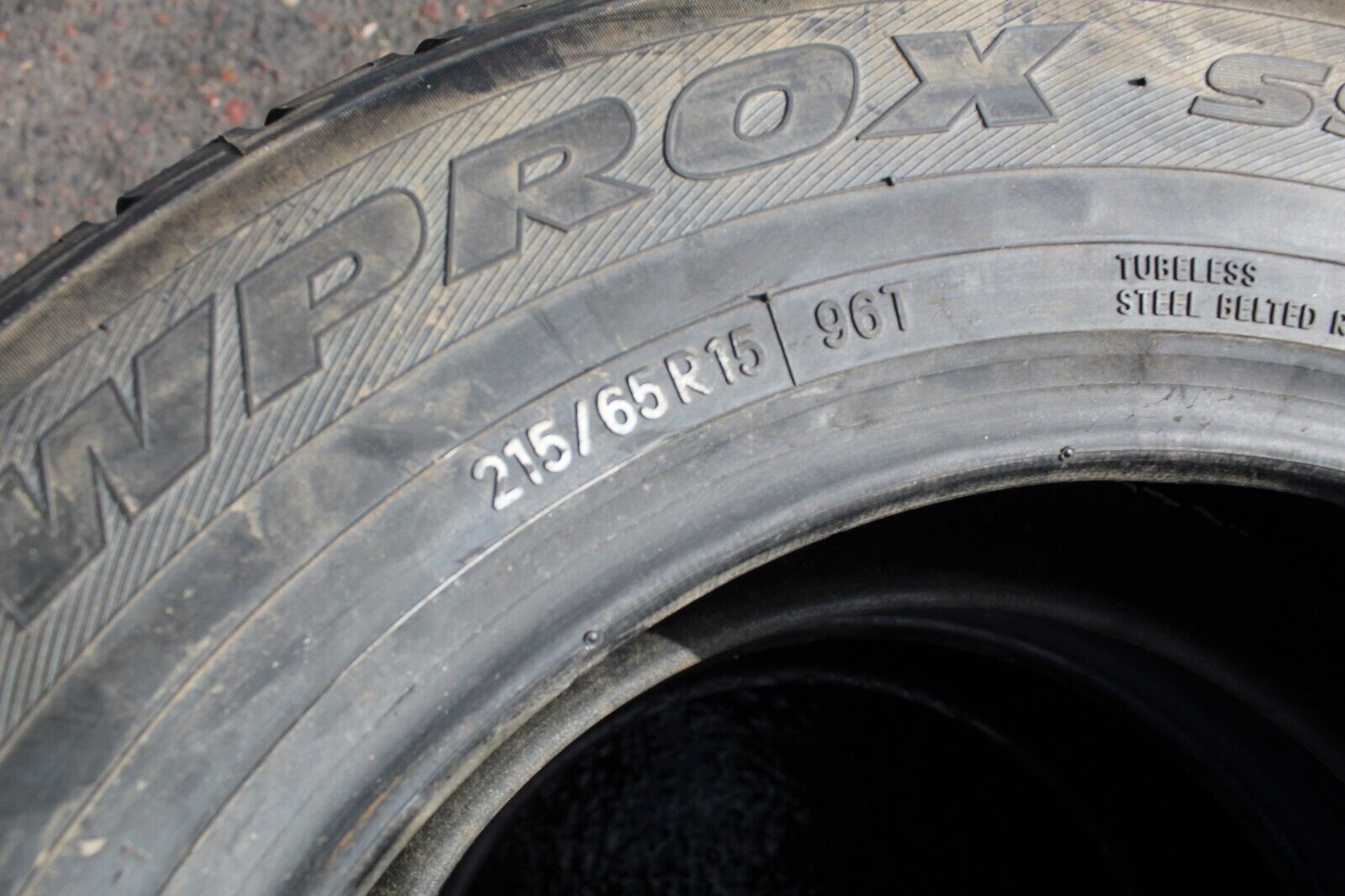 New 215 65 15 Toyo, Snow Prox S941, M+S, 96T, x2 A Pair (F1_tyres) FOD L778