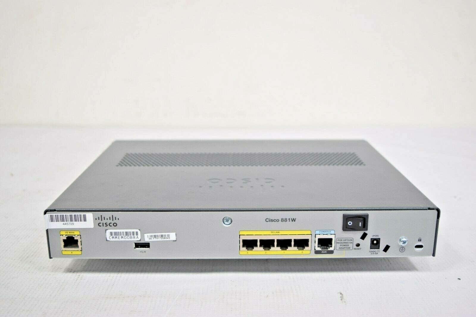 Cisco C881W-A-K9 Wireless Integrated Service Router *NOSW* AMZ