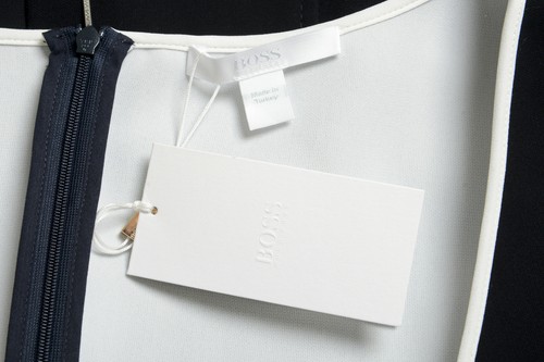 HUGO BOSS HUGO BOSS DAMEN " DOSANNA " SCHWARZ BLEISTIFTKLEID US 14 IT 50