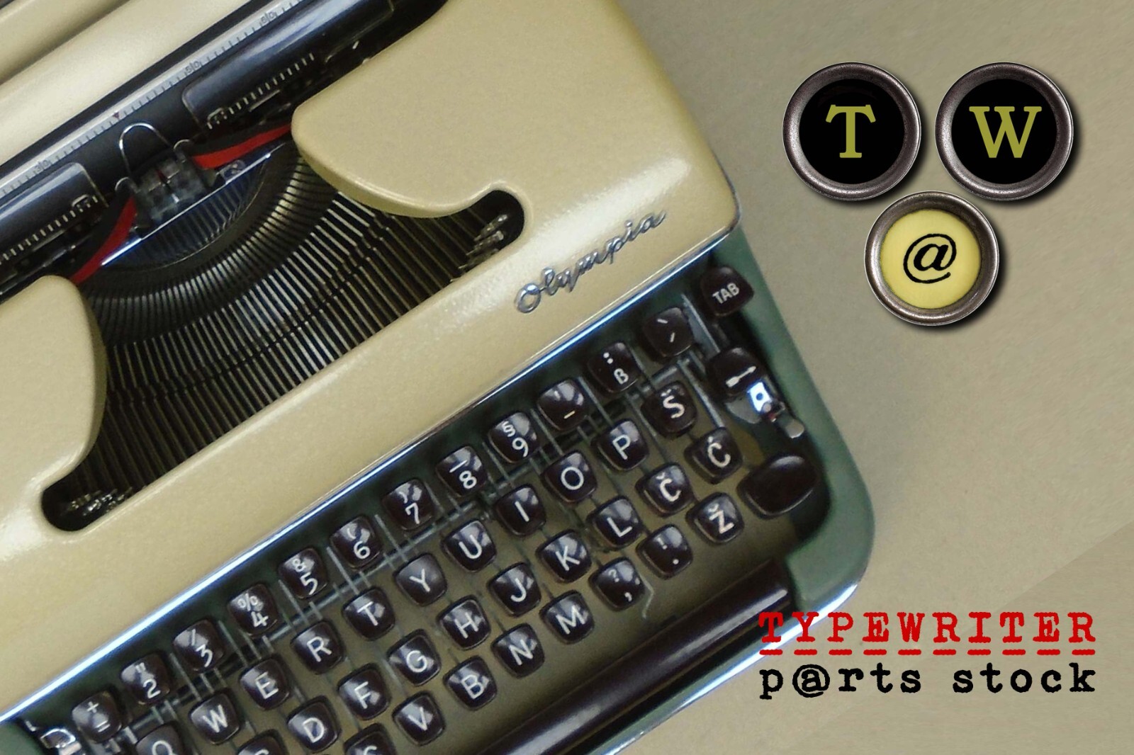 Olympia SM3タイプライター 1950年代 ケース付き　グレー Olympia SM3 & SM4 Vintage Typewriters for Sale