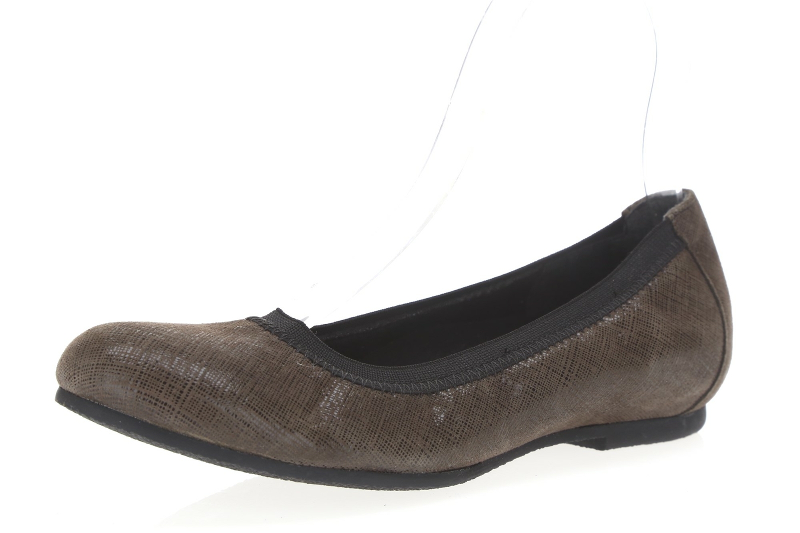 Womens MUNRO 216001 brown leather ballet flats sz. 6