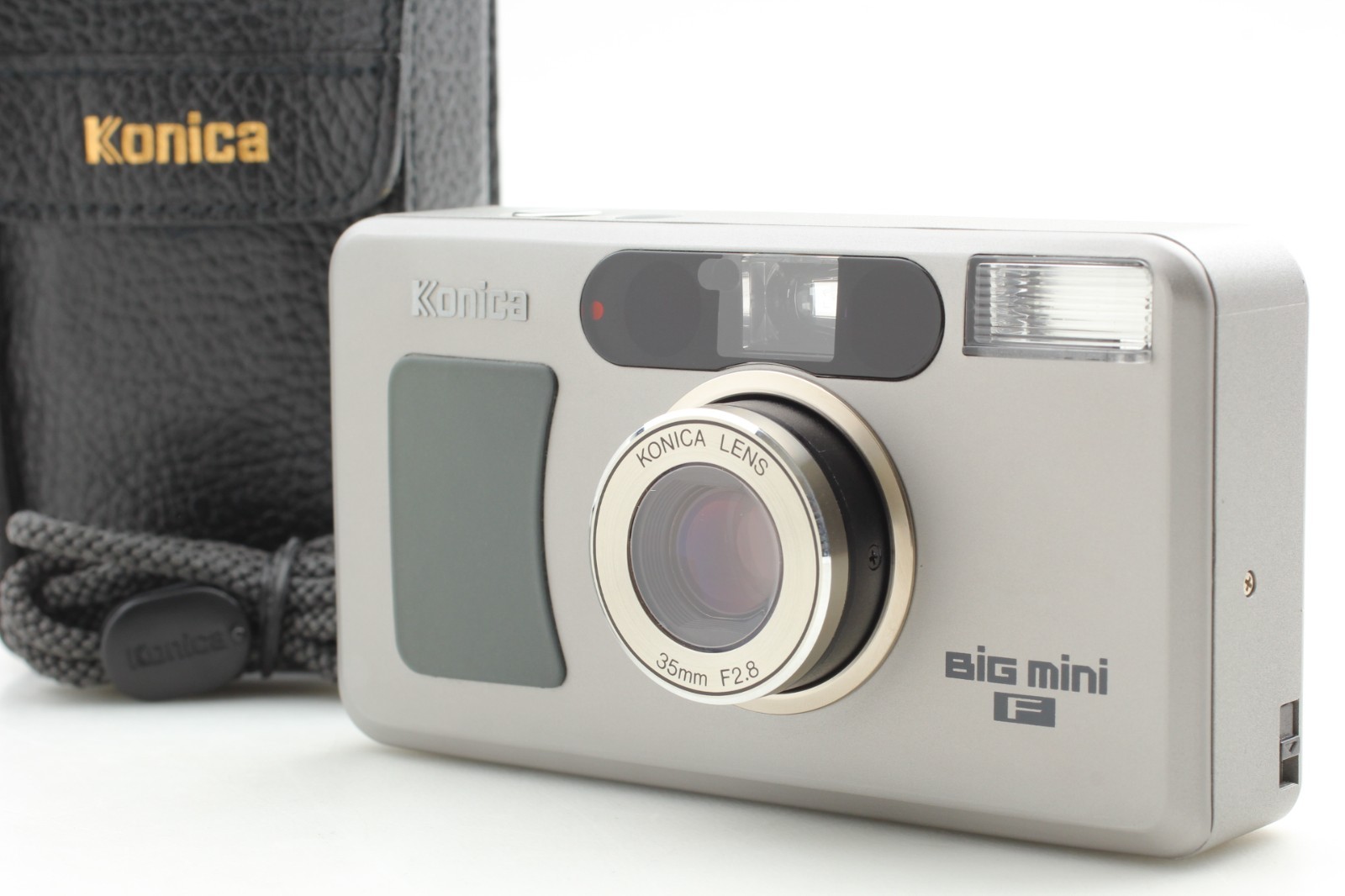 美品 完動品 Konica BiG mini F 35mm f2.8 Konica BiG mini F Limited Black 35mm f2.8 Film Camera From