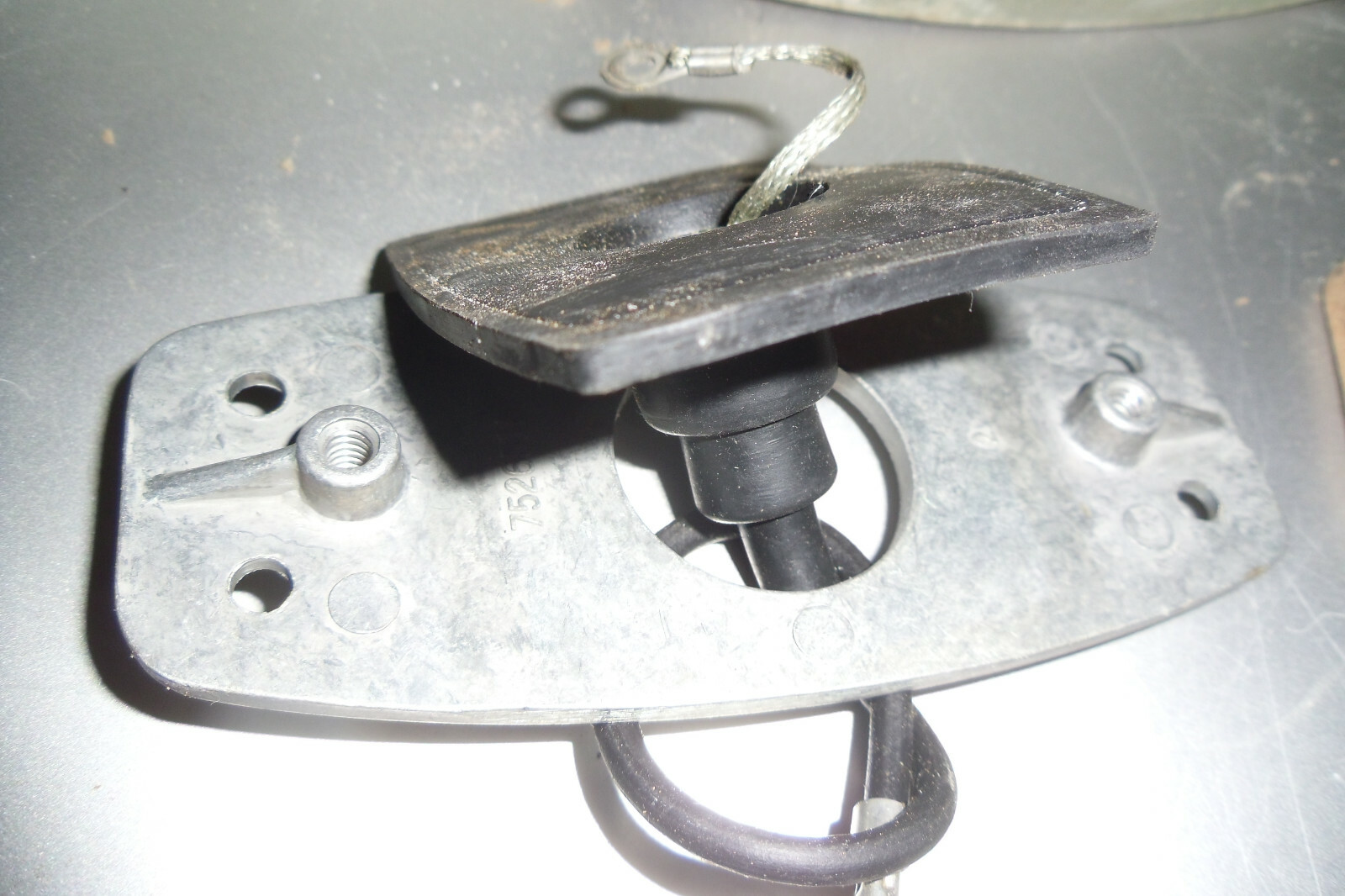 Trailer marker lights red lenses green Military Lot