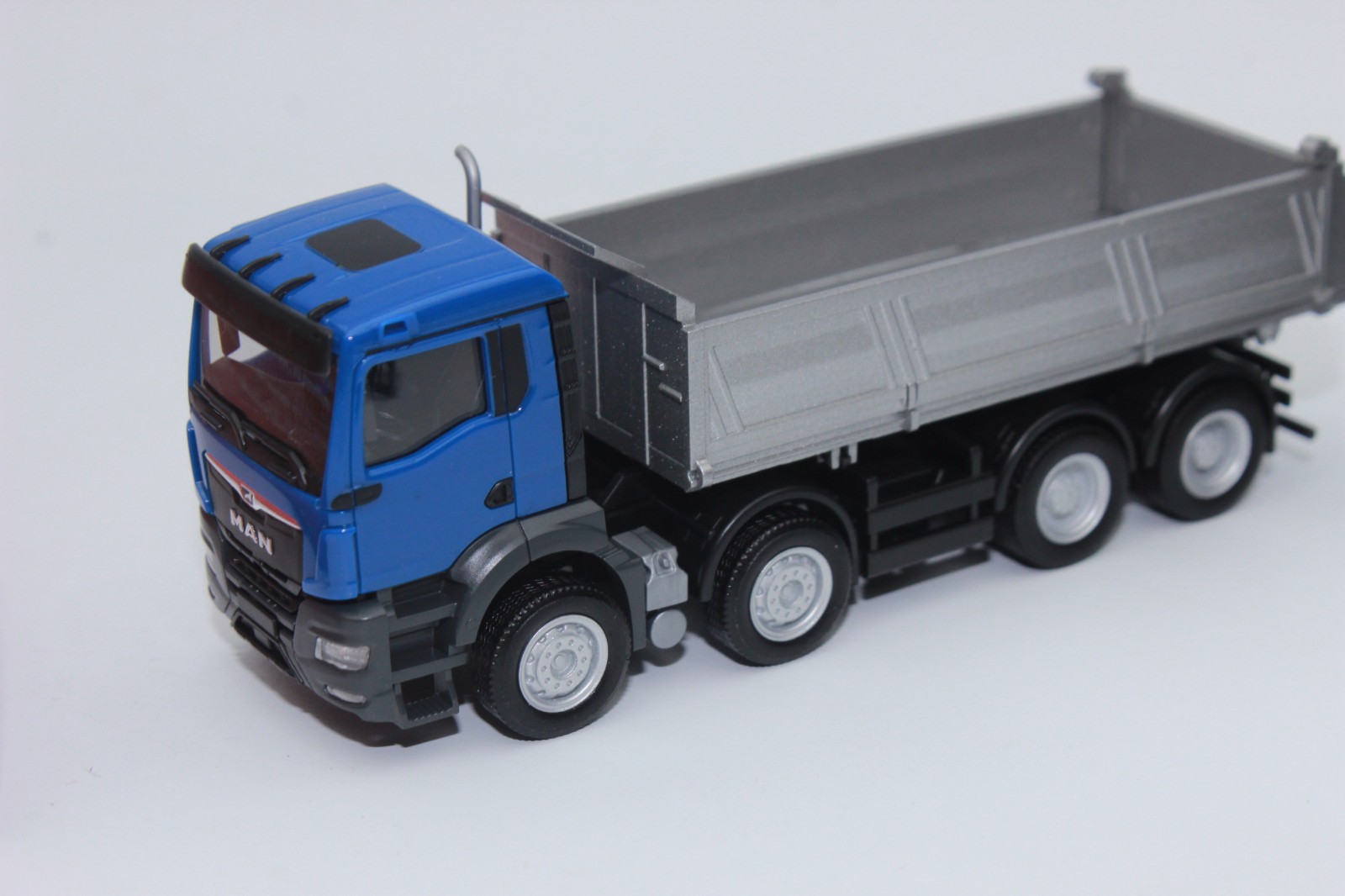 herpa 1/87 14台セット 334HO /06 - Herpa H0 806024 - Iveco Hauber Kipper blau - top