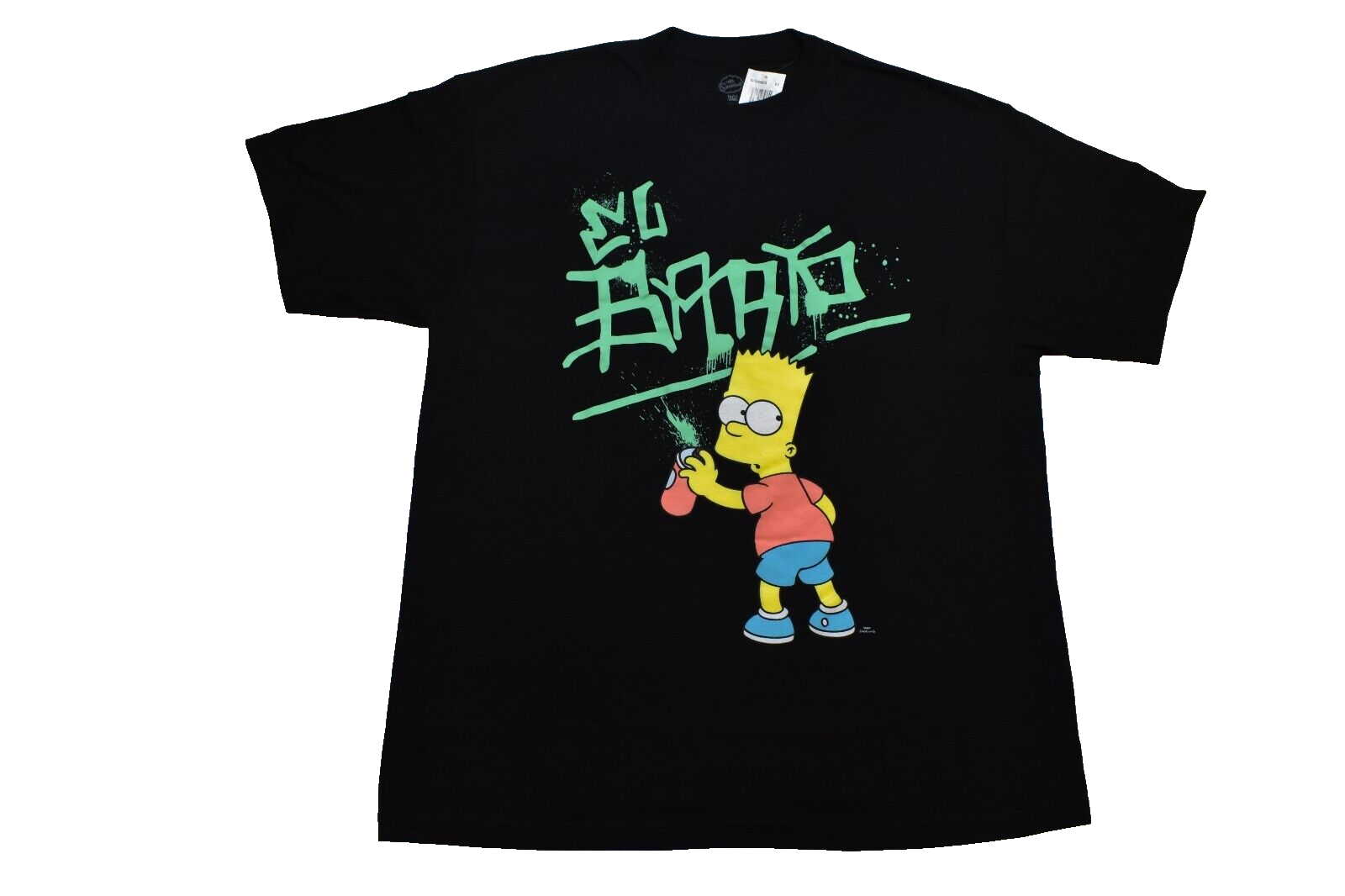 The Simpsons Mens Big & Tall Bart Simpson El Barto Black
