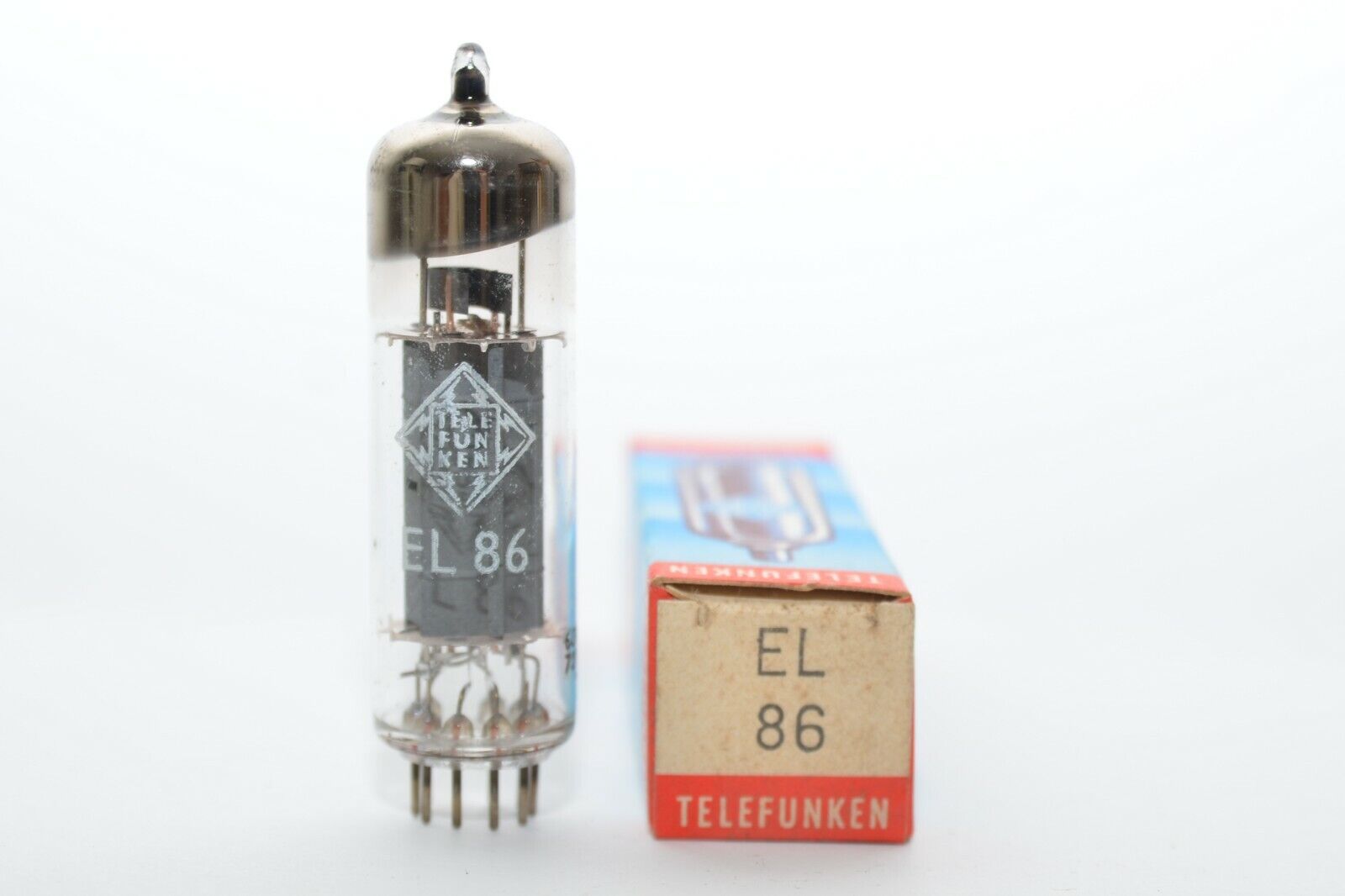 Genuine Telefunken EL86 / EL 86 / 6CW5 Vacuum Amp Pentode Genuine Telefunken EL86 / EL 86 / 6CW5 Vacuum Amp Pentode