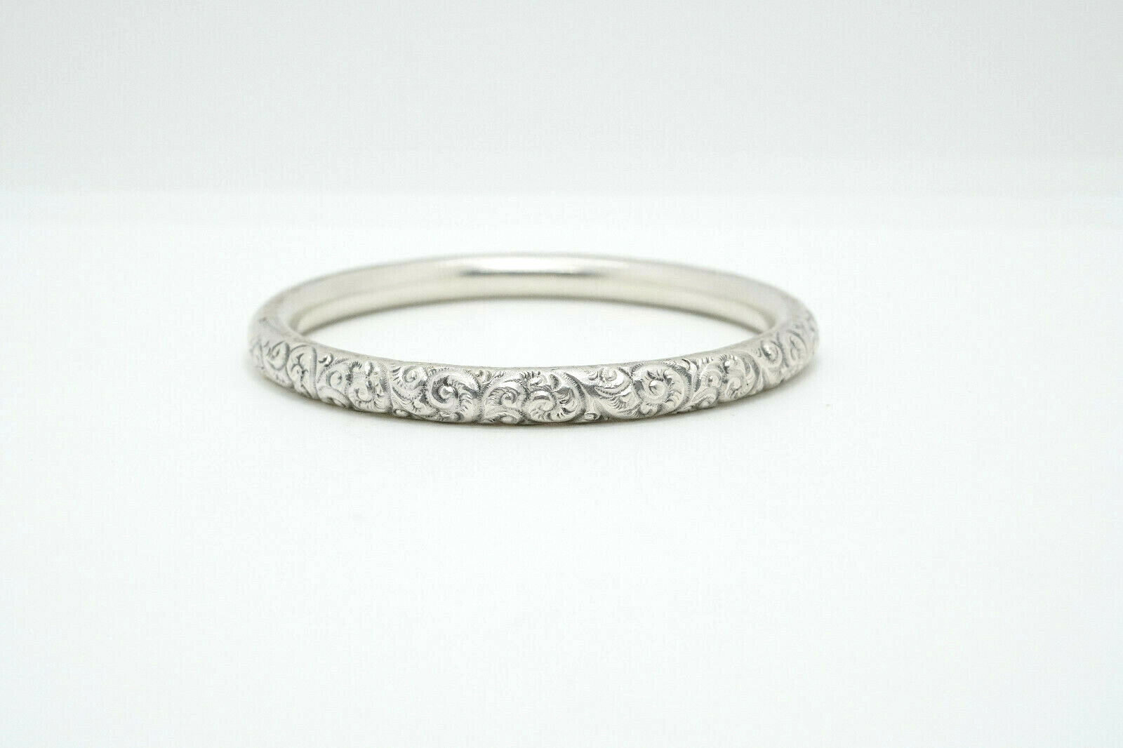 Antique Art Nouveau C & H Co Sterling Silver Ornate Floral