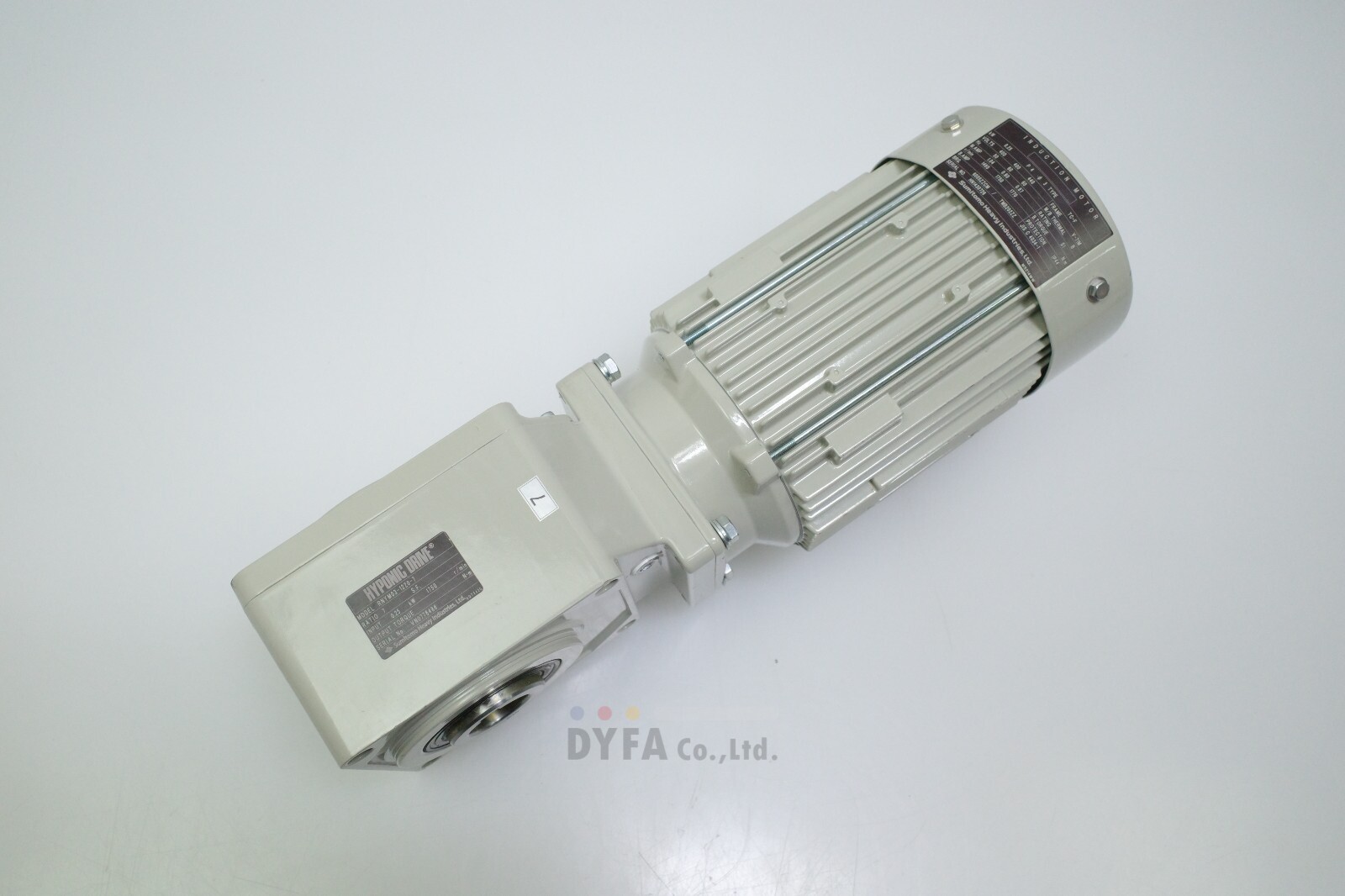 SUMITOMO 0.25KW 3PH INDUCTION MOTOR + RNYM3-1220-7 HYPONIC