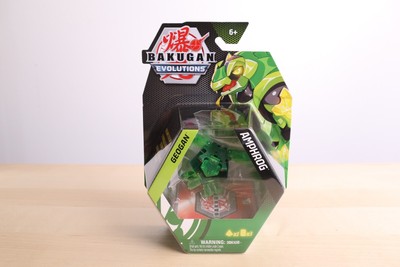 Bakugan Evolutions Geogan Amphrog Action Figure W/ Cards
