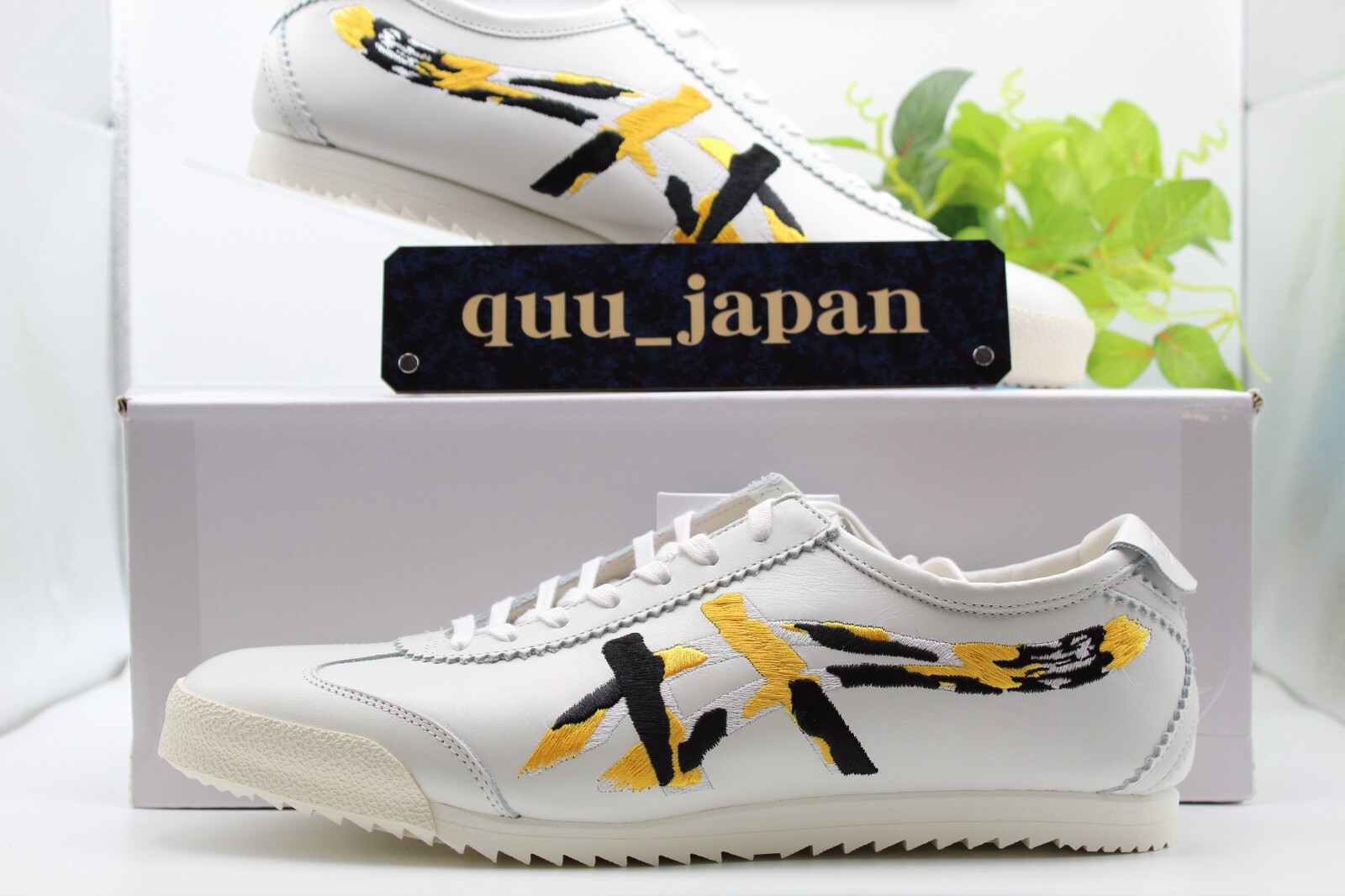 Pre-owned Onitsuka Tiger Nippon Made Mexico 66 Deluxe 1181a578 2-colors Men's Us6.5-14 In 1181a578-101(white/vibrant Yellow)