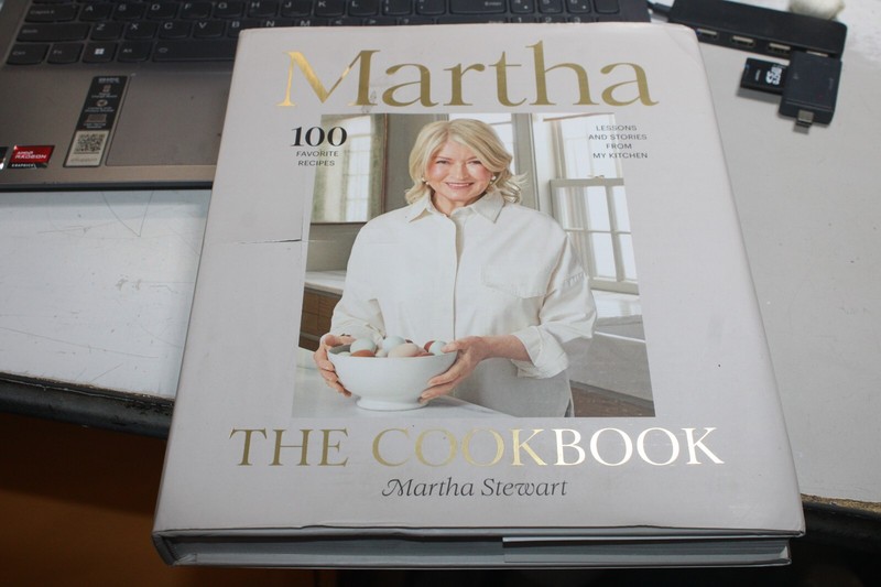 Martha The Cookbook 100 Favorite Recipes Hardcover NEW Razor Cut