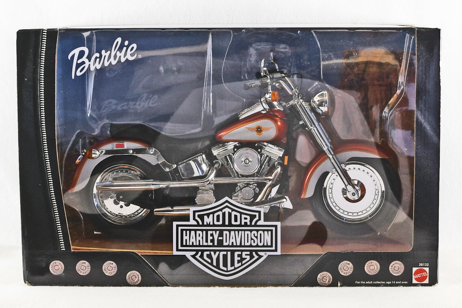 1999 Harley Davidson Barbie Fat Boy Motorcycle 26132 Box