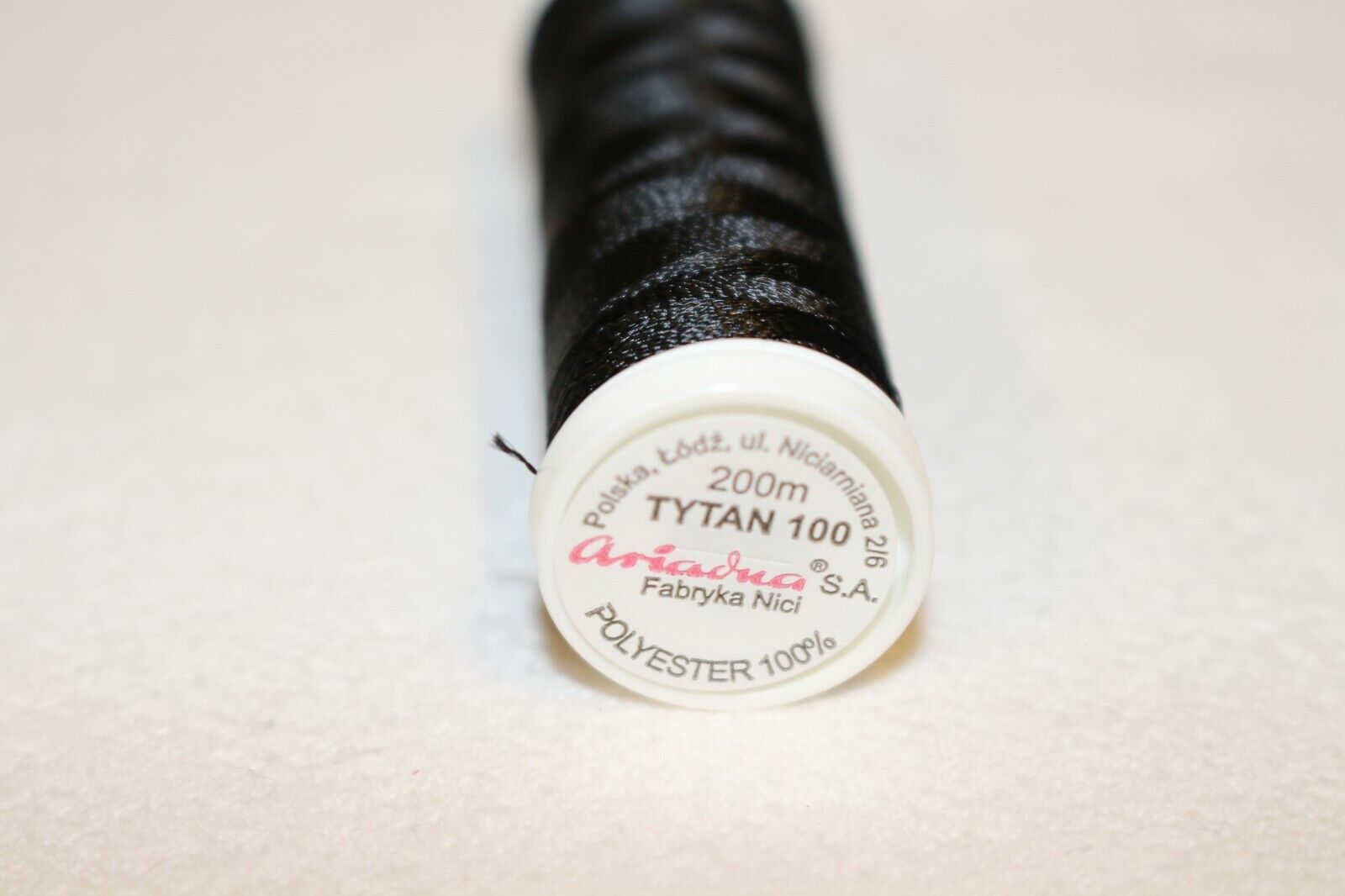 200m Faden Tytan100 Perlenstickerei Polyester schwarz fr Perlen10/0 Nhgarn /2