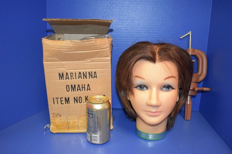 Marianna Miss Suzie-Kin K600 Real Short Hair Mannequin Head Style