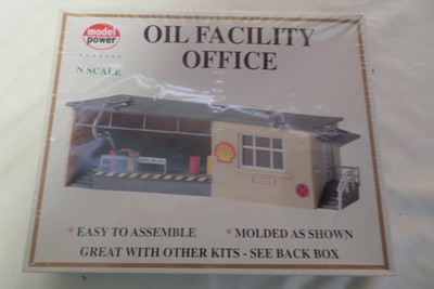 NOS MODEL POWER N GAUGE OIL FACILITY OFFICE BUILDING #1571 UNASSEMBLED SEALED