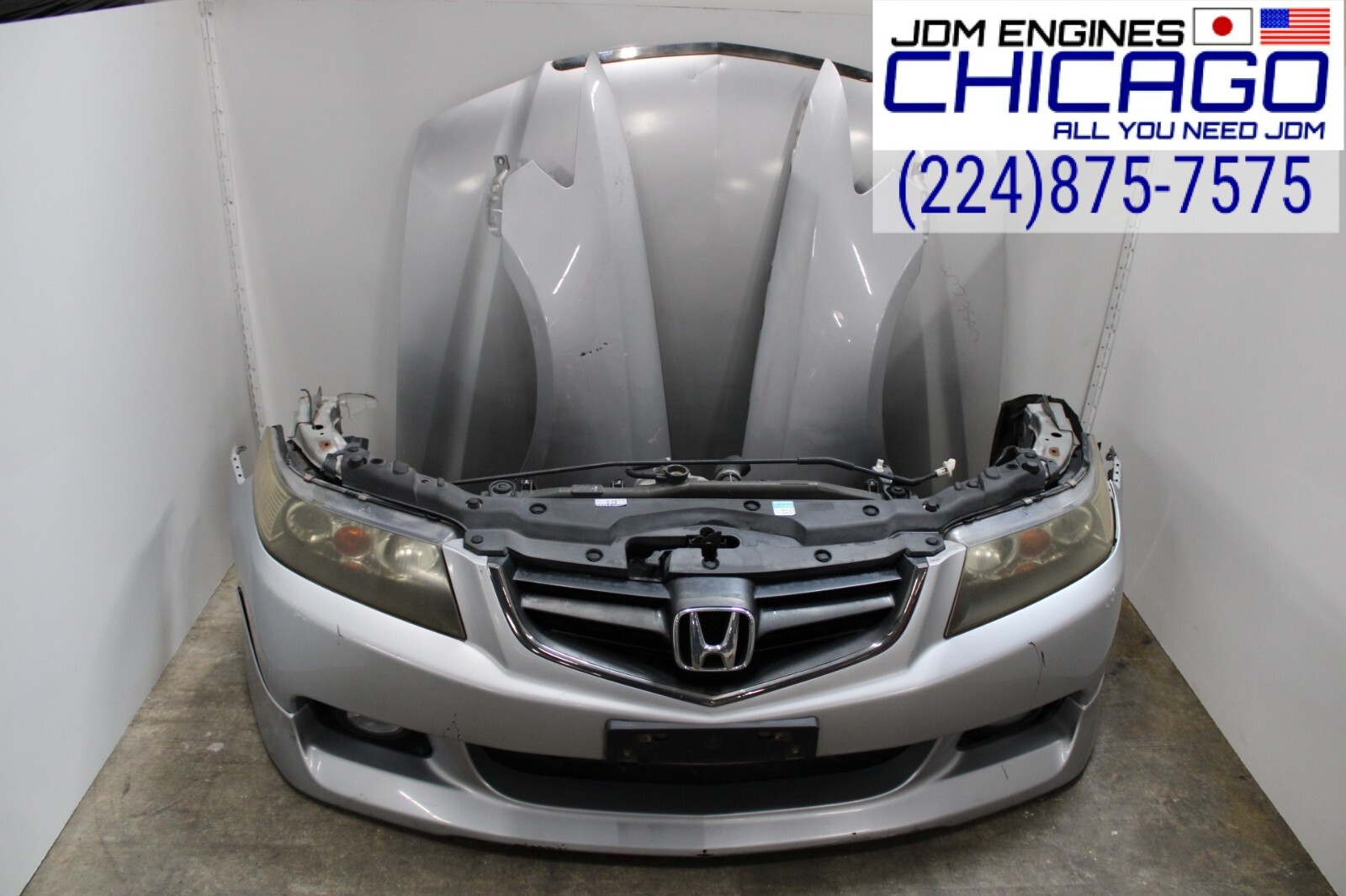 om 2004-2008 Acura TSX Honda Accord Front End Nose Cut | JDM
