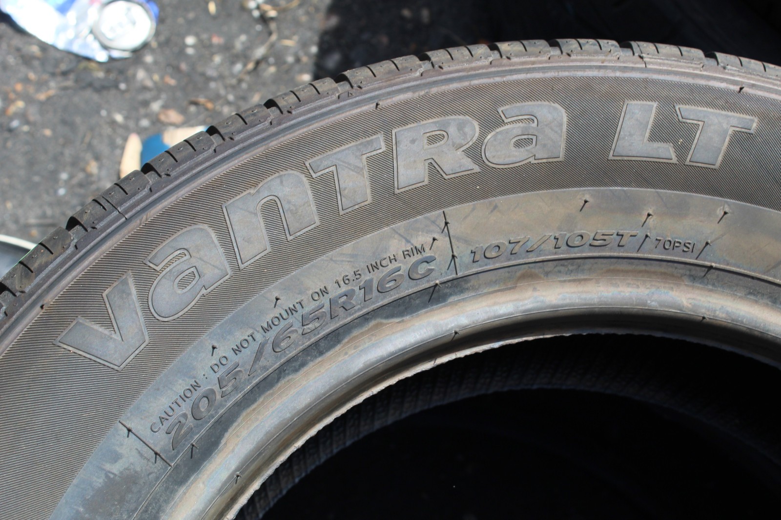 New 205 65 16C Hankook, Vantra LT, 107/105T, x1 Single Tyre (F1_tyres) YD108