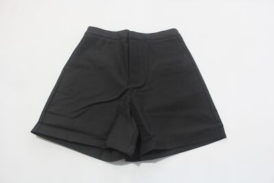 Mango MNG Women's Basic Pockets Cotton Shorts JL3 Black Size US:4 EU:36