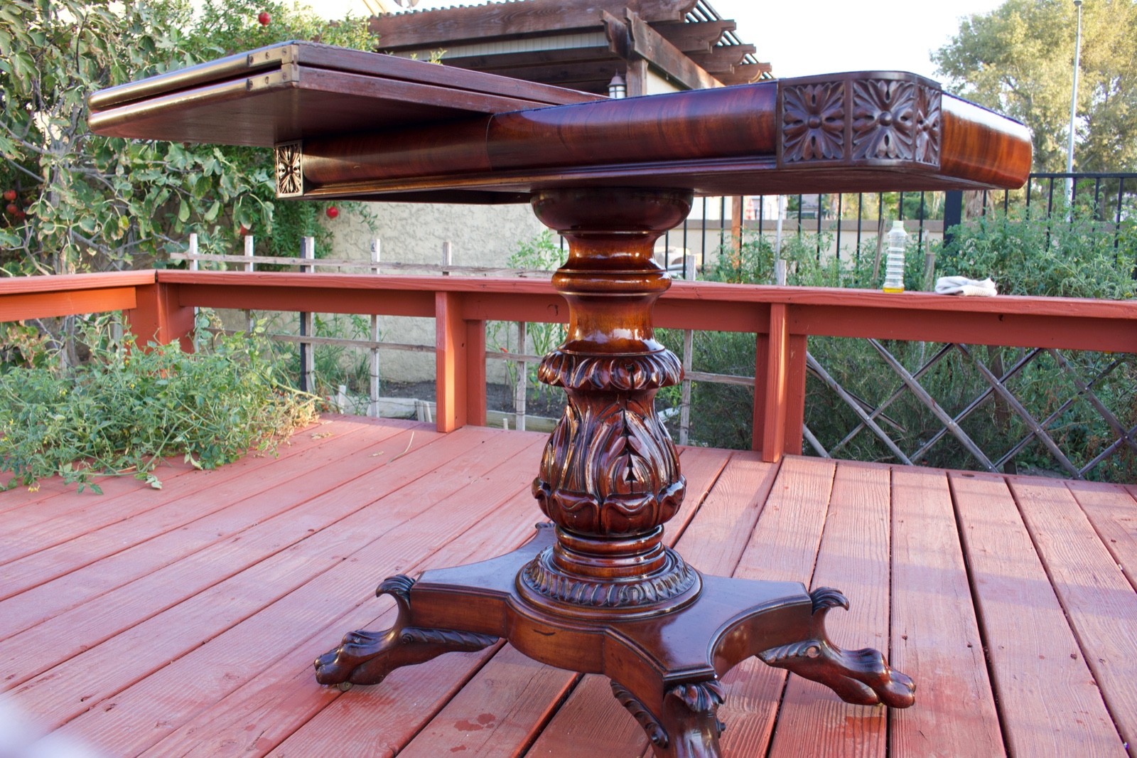 ENGLISH REGENCY MAHOGANY GAMES TABLE