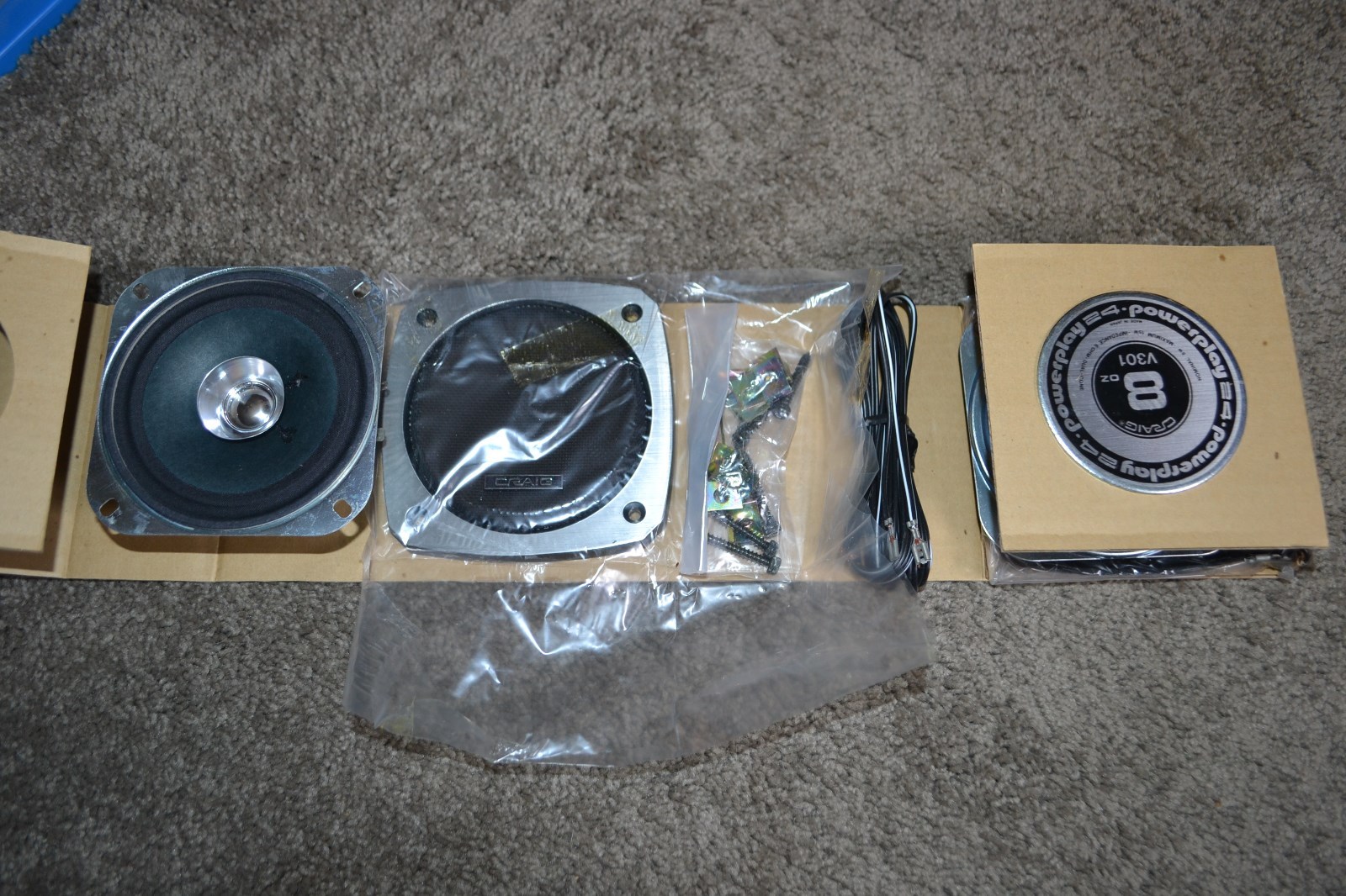 RARE NEW Vintage 1980 Craig Powerplay V301 Twin Flush Mount 4