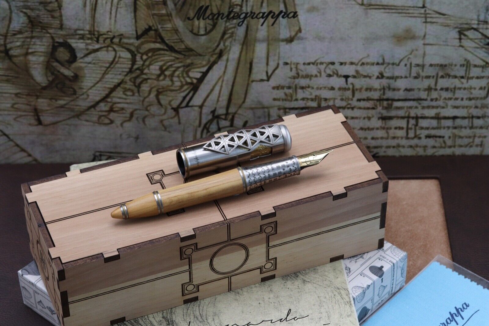 Montegrappa Leonardo Da Vinci 500 Limited Edition Fountain Pen - UNUSED