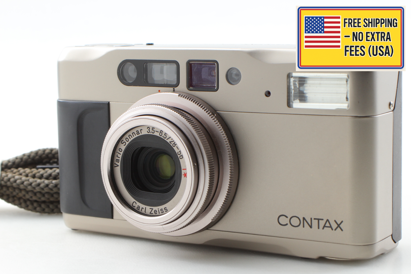 LCD no leak [N MINT w/strap] Contax TVS II Point & Shoot