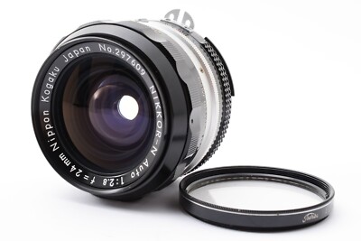 Nikon Nikkor-N Auto 24mm f/2.8 Converted-Ai Manual Lens From JAPAN #2244179