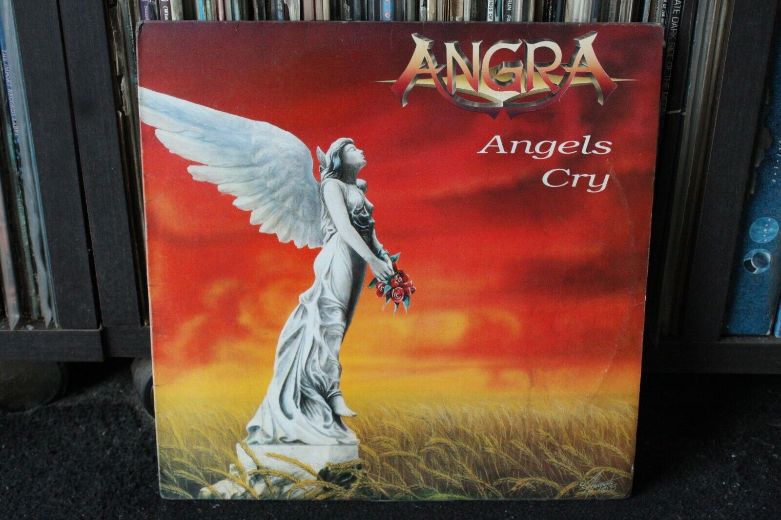 ANGRA ANGELS CRY SHAMAN MEGADETH VERY RARE ORIGINAL 1993 LP ANGRA ANGELS CRY SHAMAN MEGADETH VERY RARE ORIGINAL 1993 LP