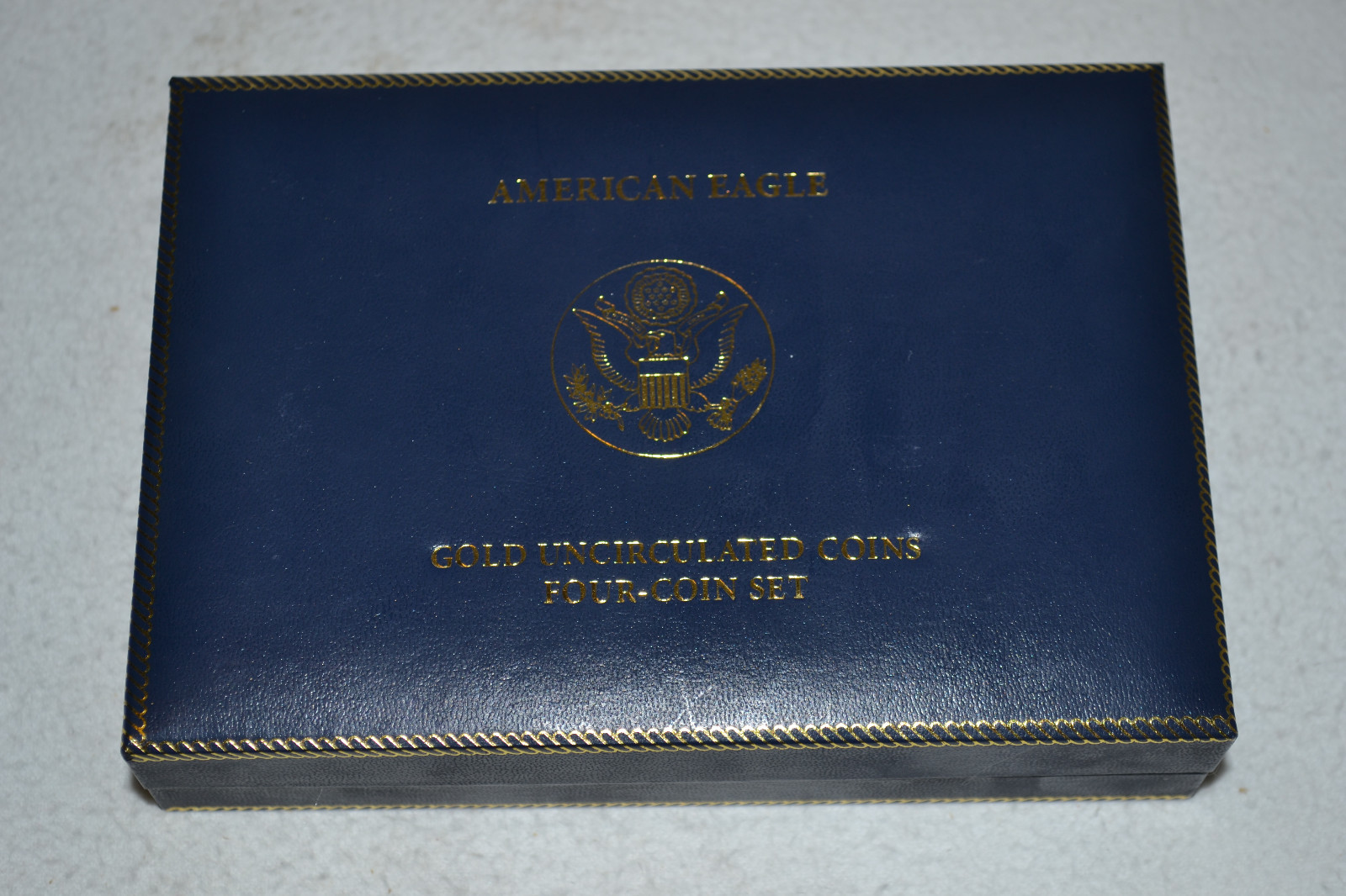 2007 W Burnished Gold American Eagle 4 Coin Set (UNC, MINT, BU) OGP/COA Key Date