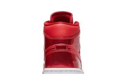 Pre-owned Jordan Air  Wmns Air  1 Mid Se 'university Red Pomegranate' Dh5894-600 In White