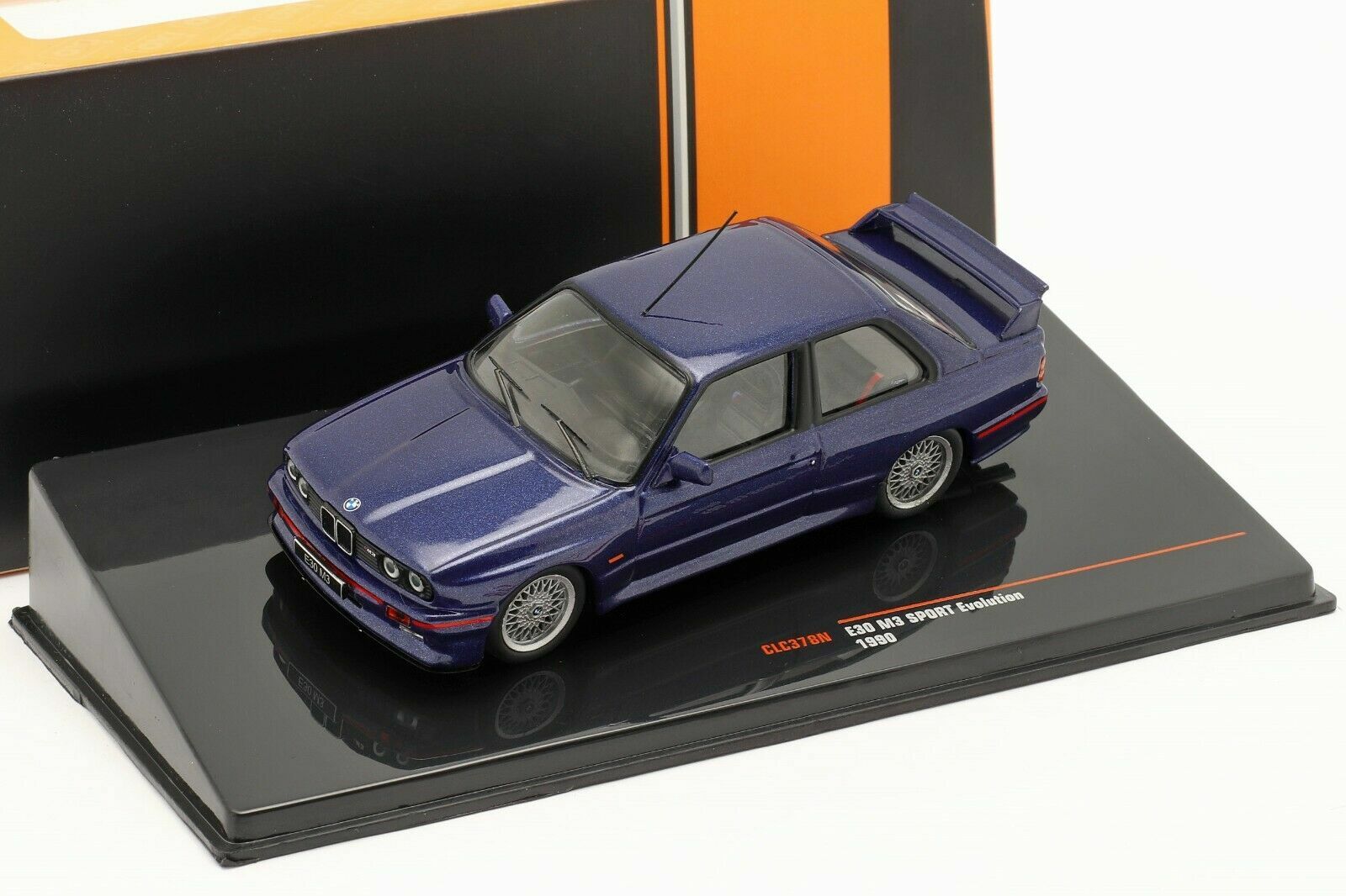1/43 IXO Models 1990 BMW 3 Series M3 E30 Sport Evolution 1/43 IXO Models 1990 BMW 3 Series M3 E30 Sport Evolution